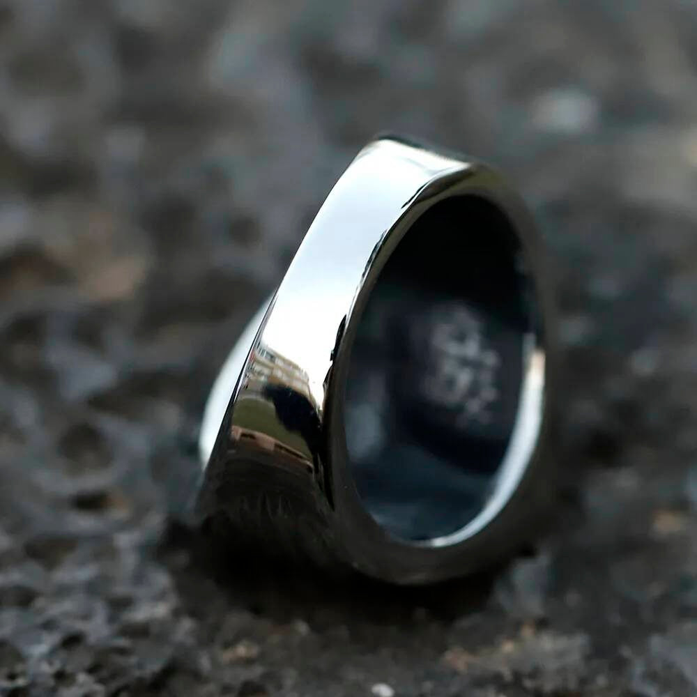 Death Skull Ring - Stainless Steel Punk Hip Hop Jewelry for Men & Teens