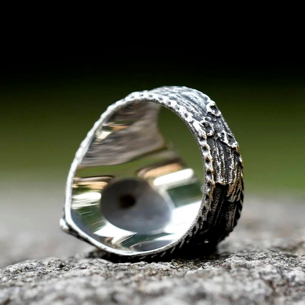 Compass Skull Biker Ring – 316L Stainless Steel Motorcycle Party Gift