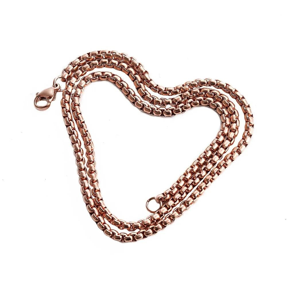 1 piece Stainless Steel Pearl Chain Figaro chain necklace for Pendant Men Women Necklace Jewelry Accessories