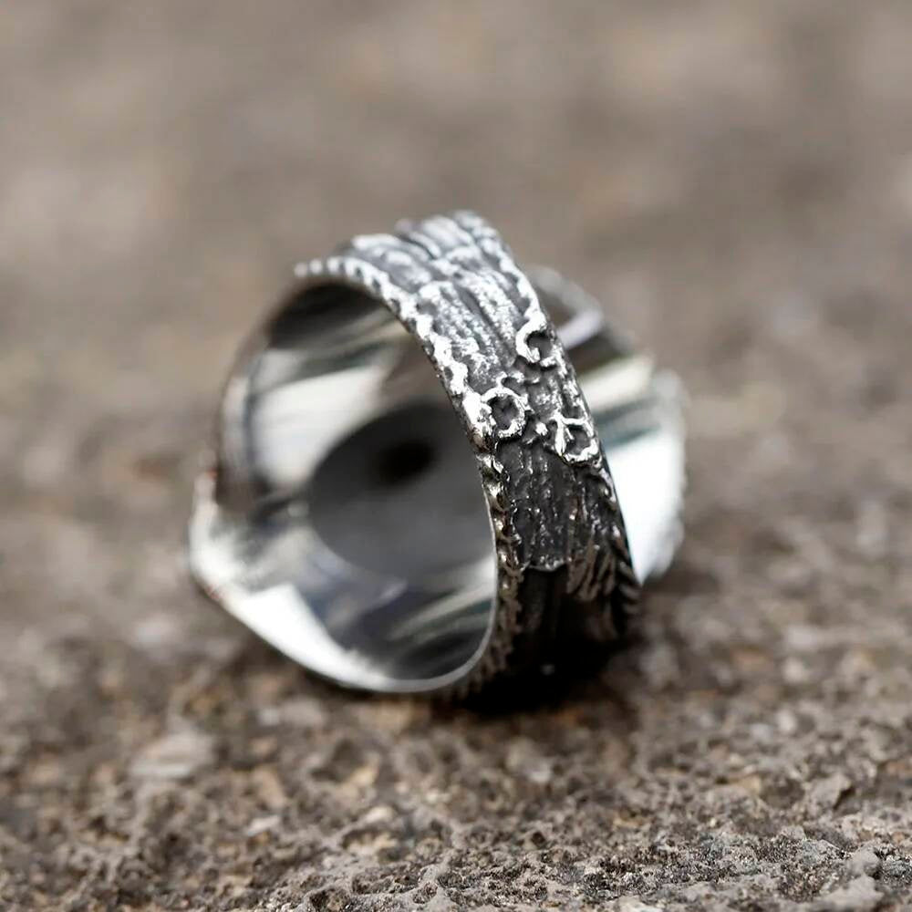 Compass Skull Biker Ring – 316L Stainless Steel Motorcycle Party Gift