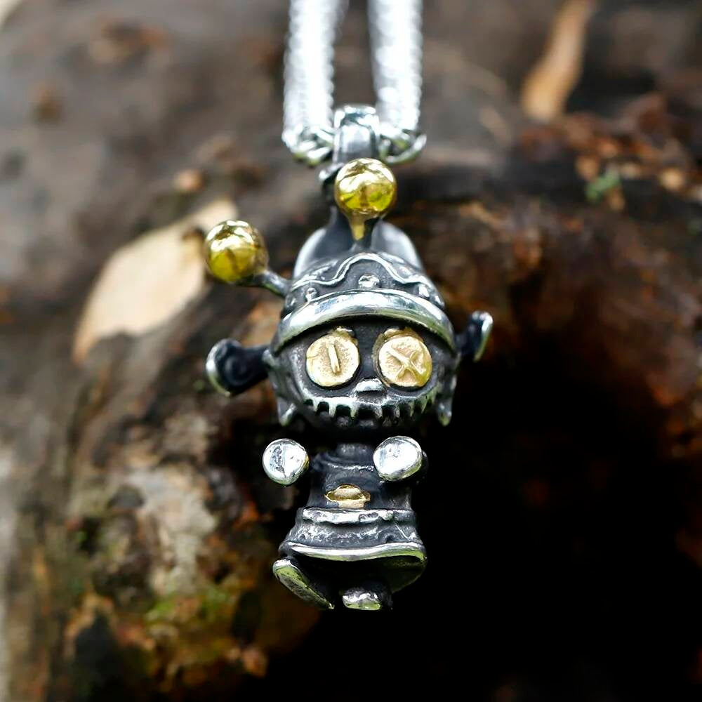 Men's 316L stainless steel Creative Designs Voodoo Doll Collection Pendant clown vampire love balloon For LP-844