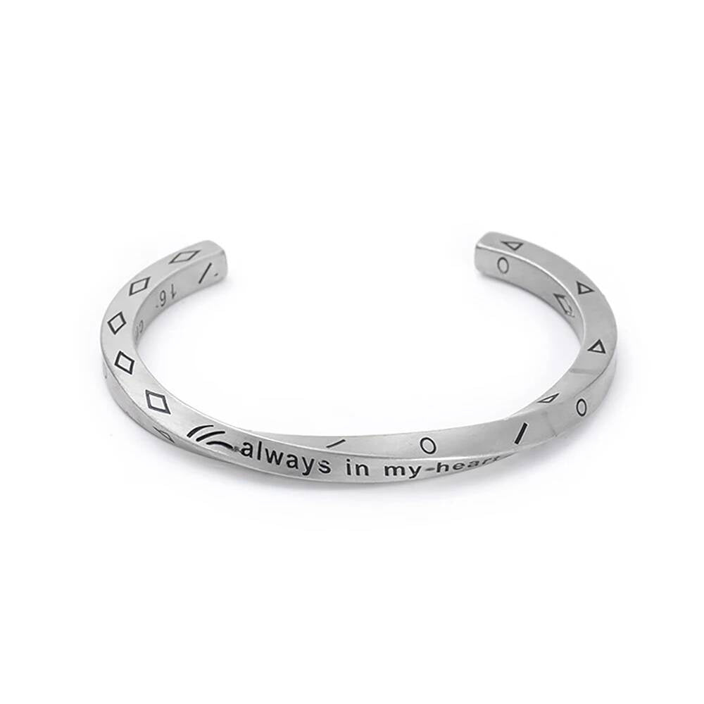 Celtic Knot Bracelet – Stainless Steel Nordic Cuff Style C(039ede)