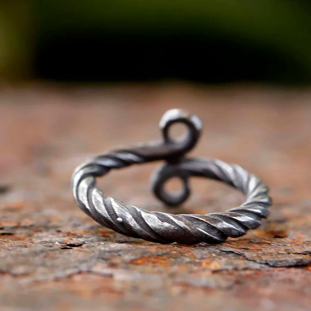 Troll Cross Viking Amulet Ring – 316L Stainless Steel Norse Statement Band