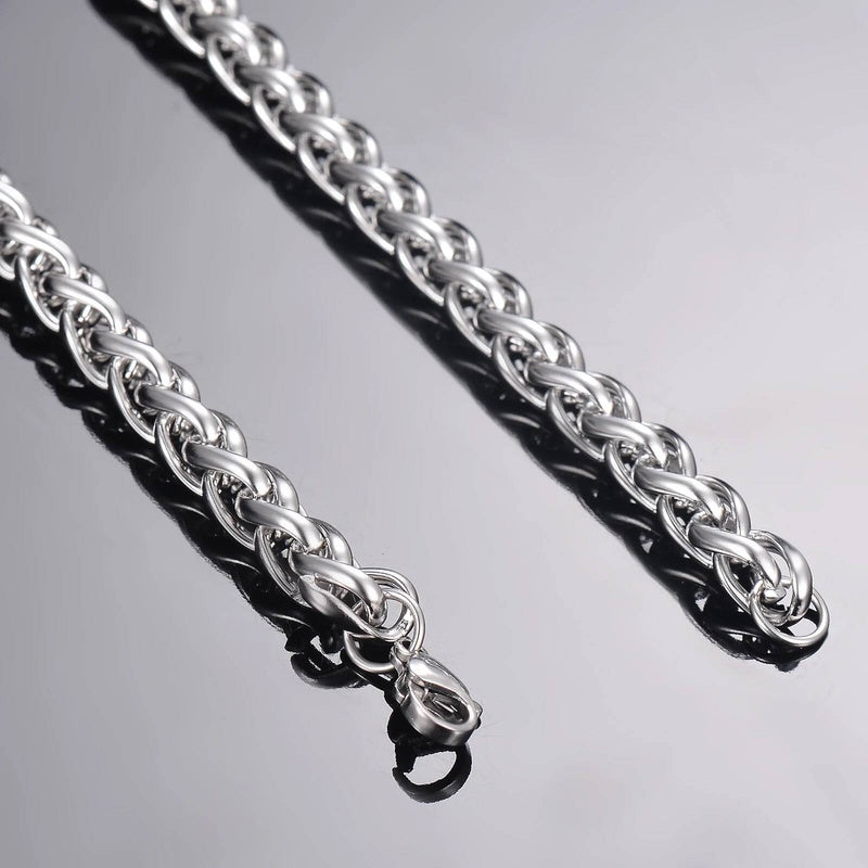 1 piece Width 2.5mm/3mm/4mm/5mm/6mm Keel Link For Men Women Stainless Steel Chain Necklace