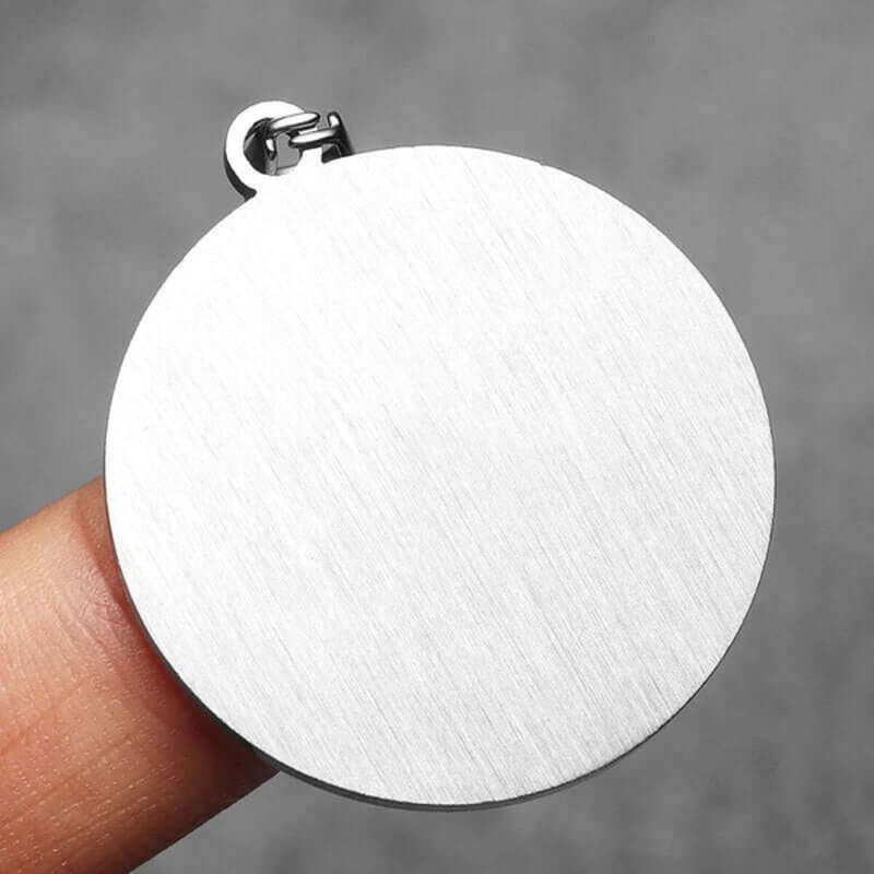 Men’s Viking Wolf Head Rune Pendant Necklace – 316L Stainless Steel Norse Amulet