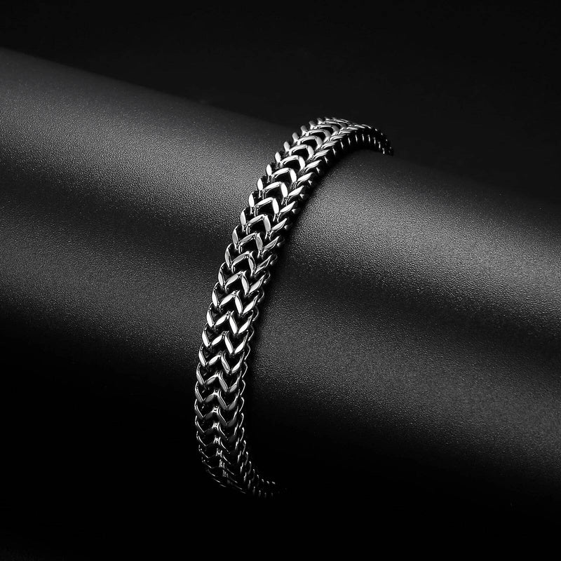 8mm Snake Necklace & Bracelet Jewelry Set Men Women Stainless Steel 316L Gold/Sier Color Mesh Chain Lover Gift