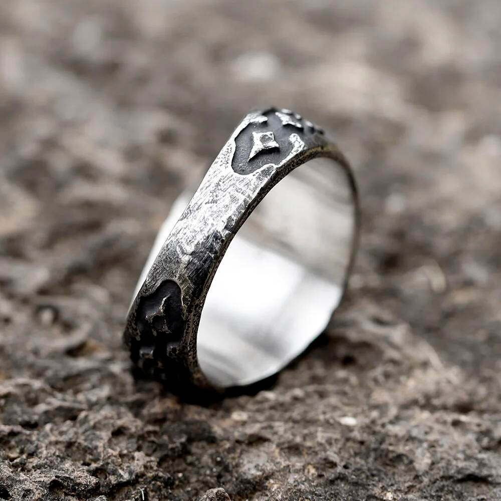 Domineering Skull Ring – 316L Stainless Steel Punk Biker Statement Band