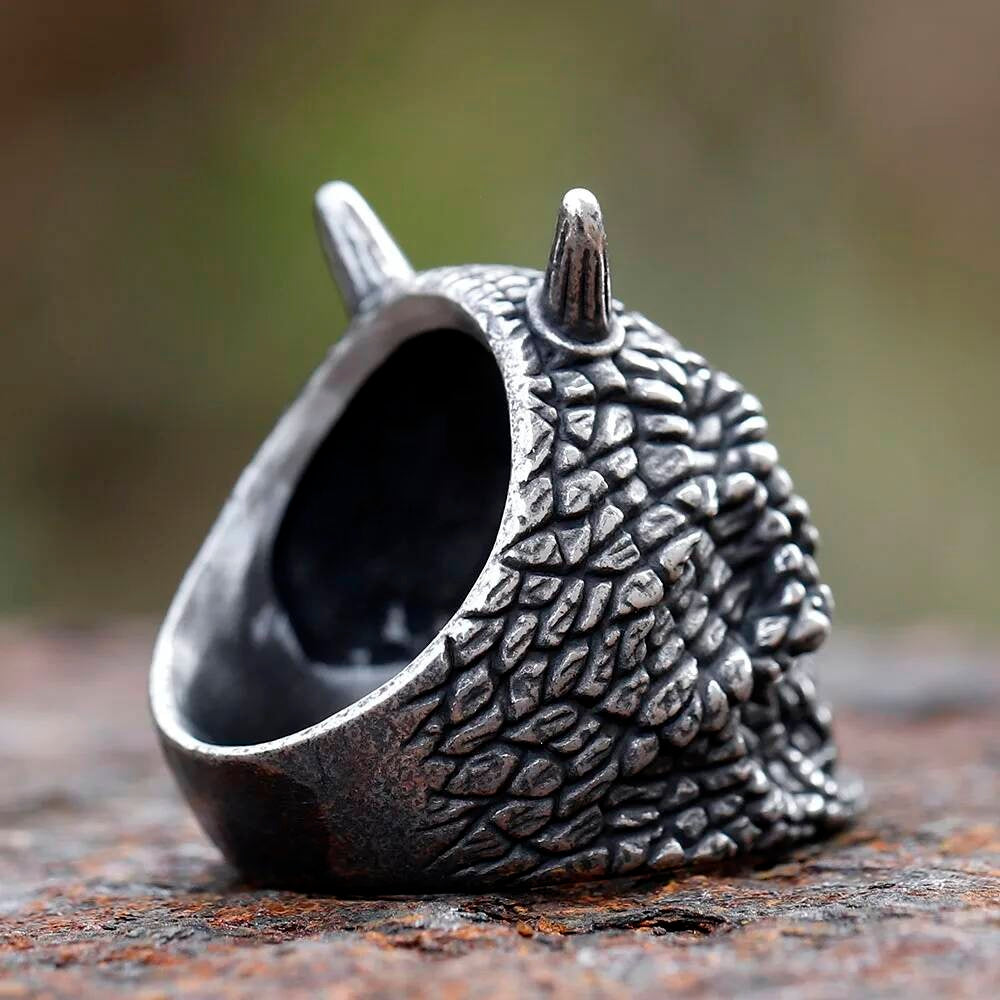 Devil Cyclops Skull Ring - Gothic Retro Stainless Steel Men's Party Jewelry