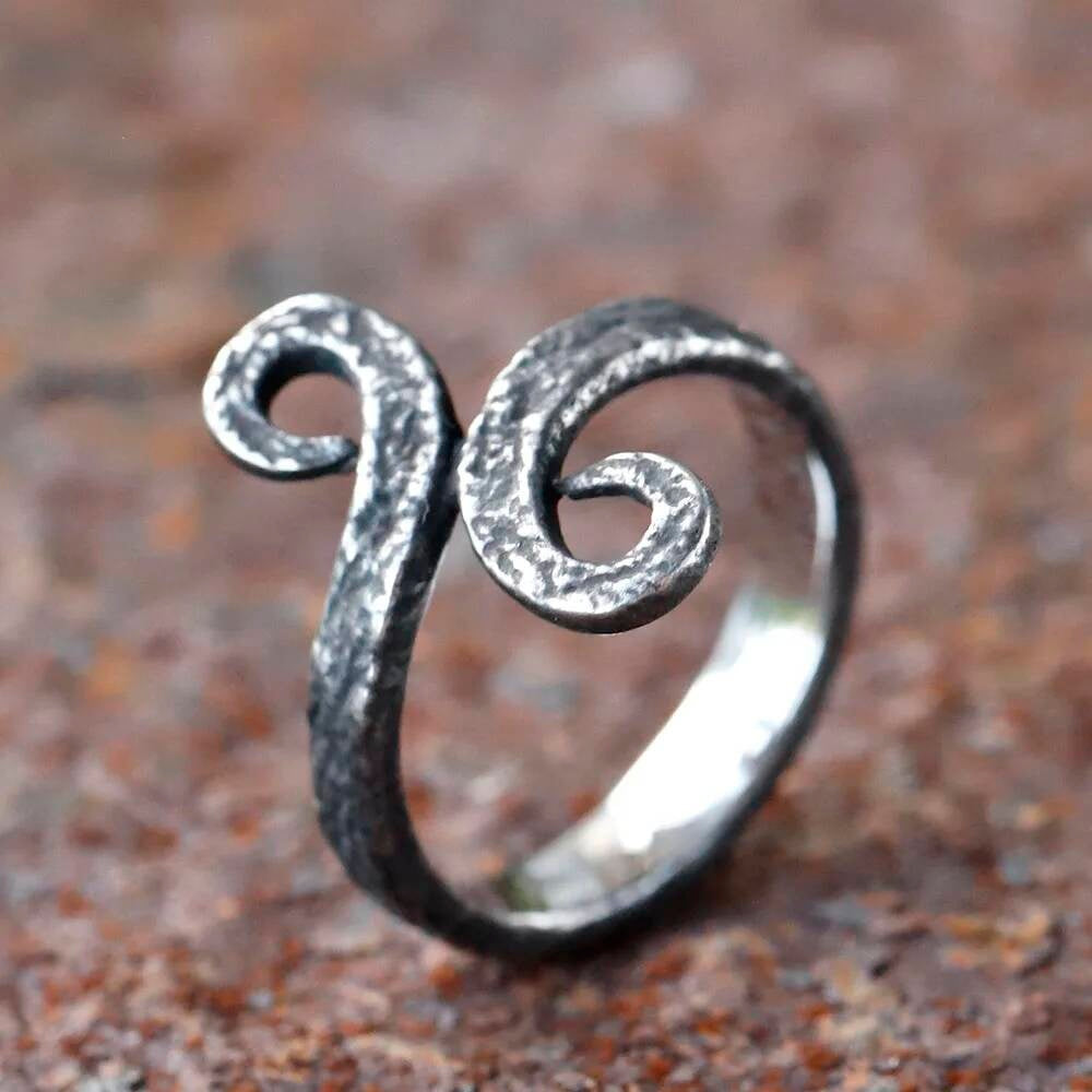 Troll Cross Amulet Ring – 316L Stainless Steel Viking Style Statement (Unisex)