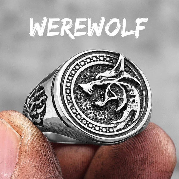 Viking Wolf Paw Ring 316L Stainless Steel Punk Jewelry for Men