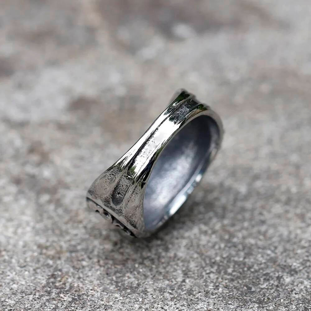 Devil Skull Ring - Vintage Gothic Stainless Steel Punk Jewelry for Men
