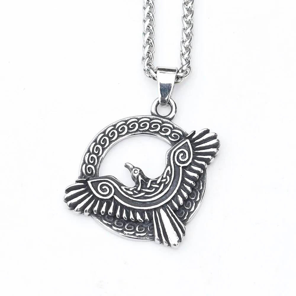 Bird Pendant Necklace – Silver Flying Bird Jewelry