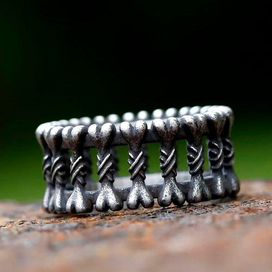 Punk Rock Skull Ring - Stainless Steel Gothic Statement Jewelry for Men
