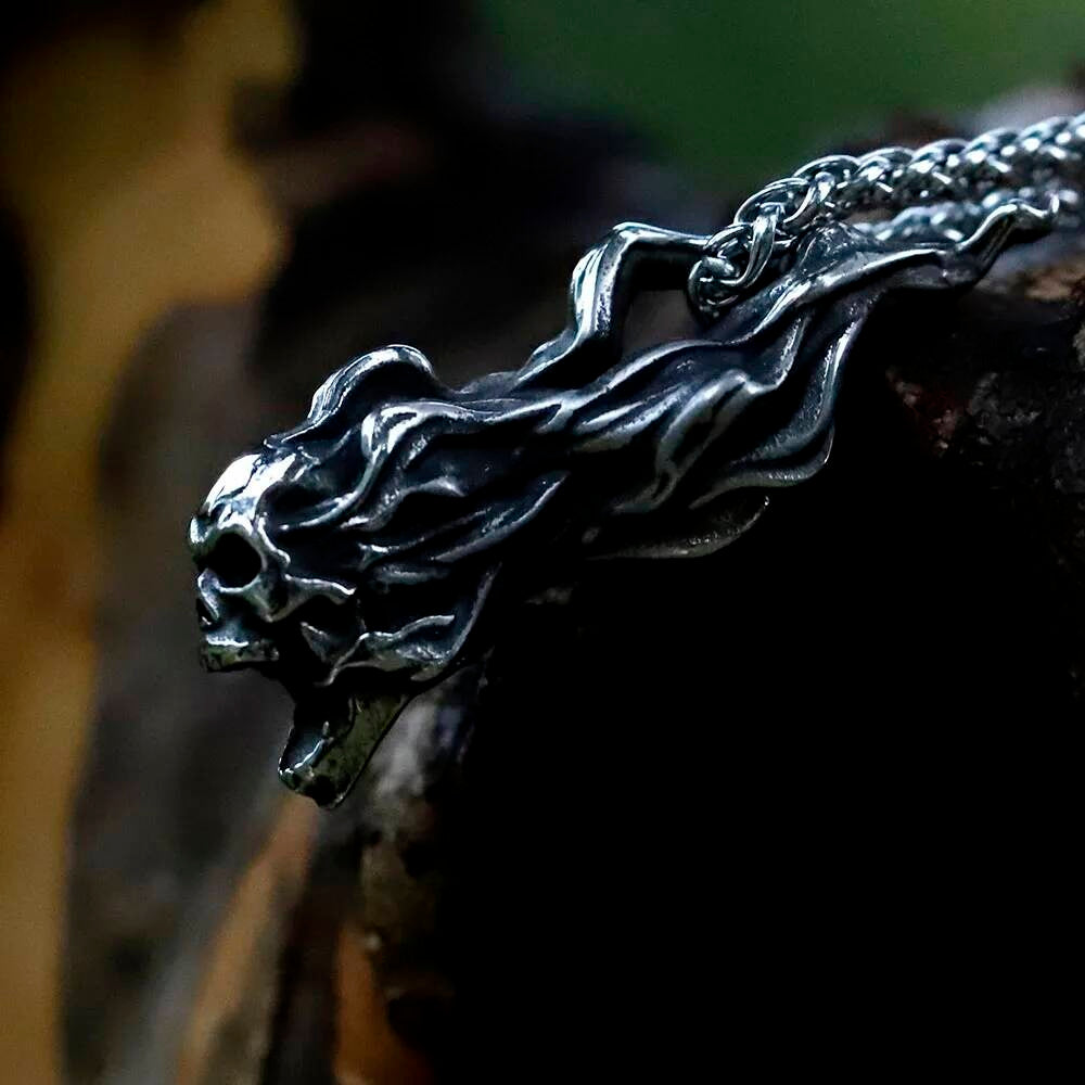 Flame Design Pendant – Symbol of Power and Resilience