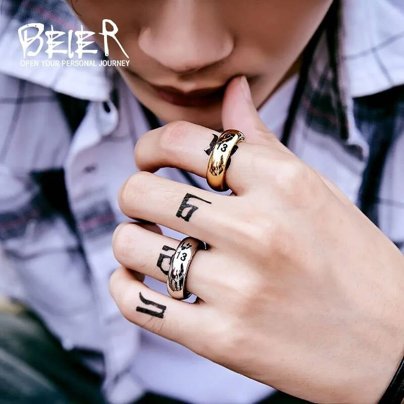 1314 Love Ring – 316L Stainless Steel Couple Band