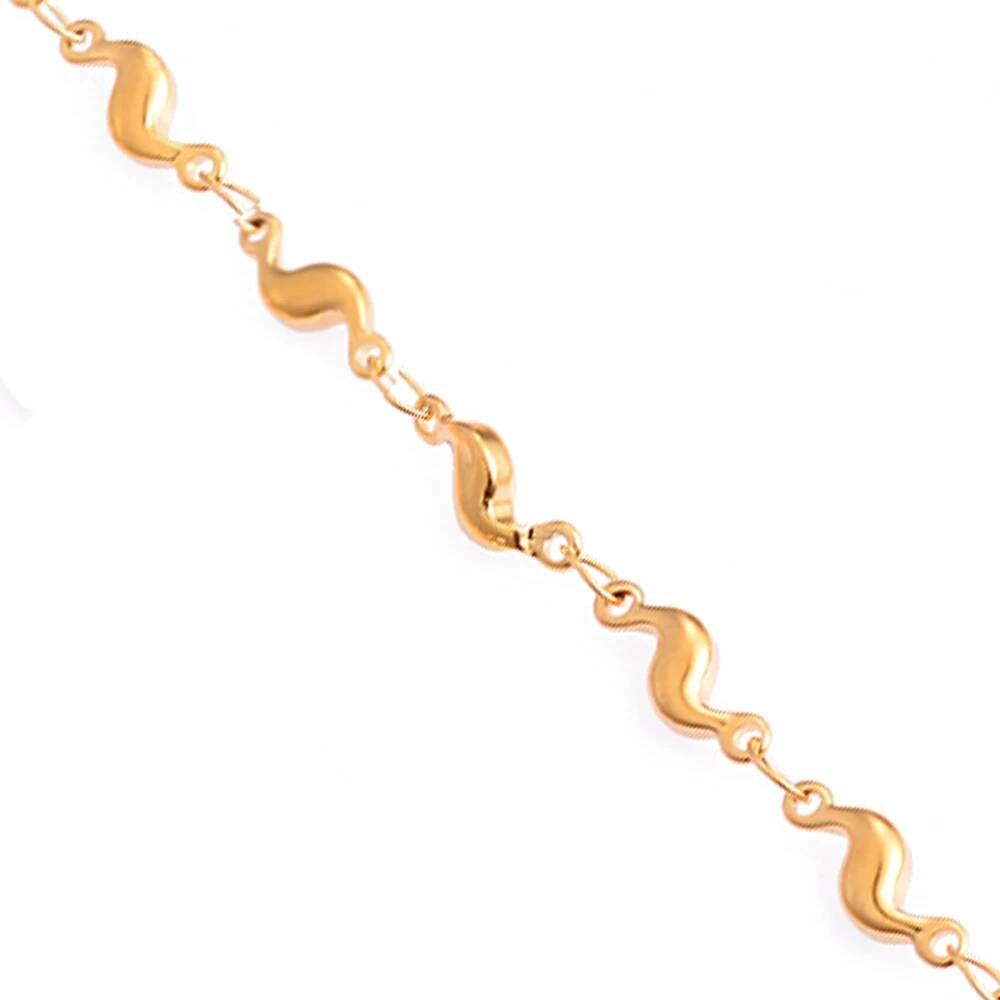 1Pc Length 18cm-100cm Stainless Steel Handmade Link Chain Necklaces For Women Heart Cross Bracelet Jewelry style 3