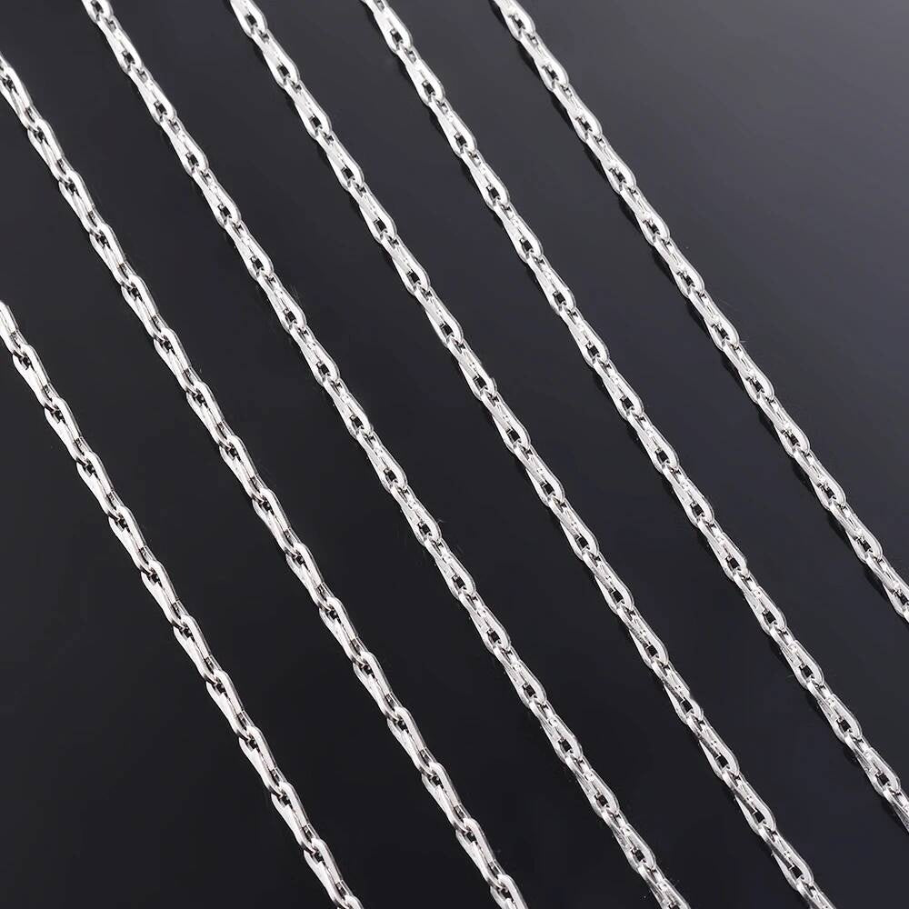 1Pc Width 2.4mm Stainless Steel Hip Hop Necklace Bali Chain for Mem Women Fashion Jewelry