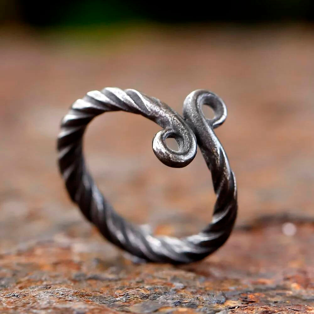 Troll Cross Viking Amulet Ring – 316L Stainless Steel Norse Statement Band