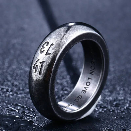 1314 Love Ring – 316L Stainless Steel Couple Band