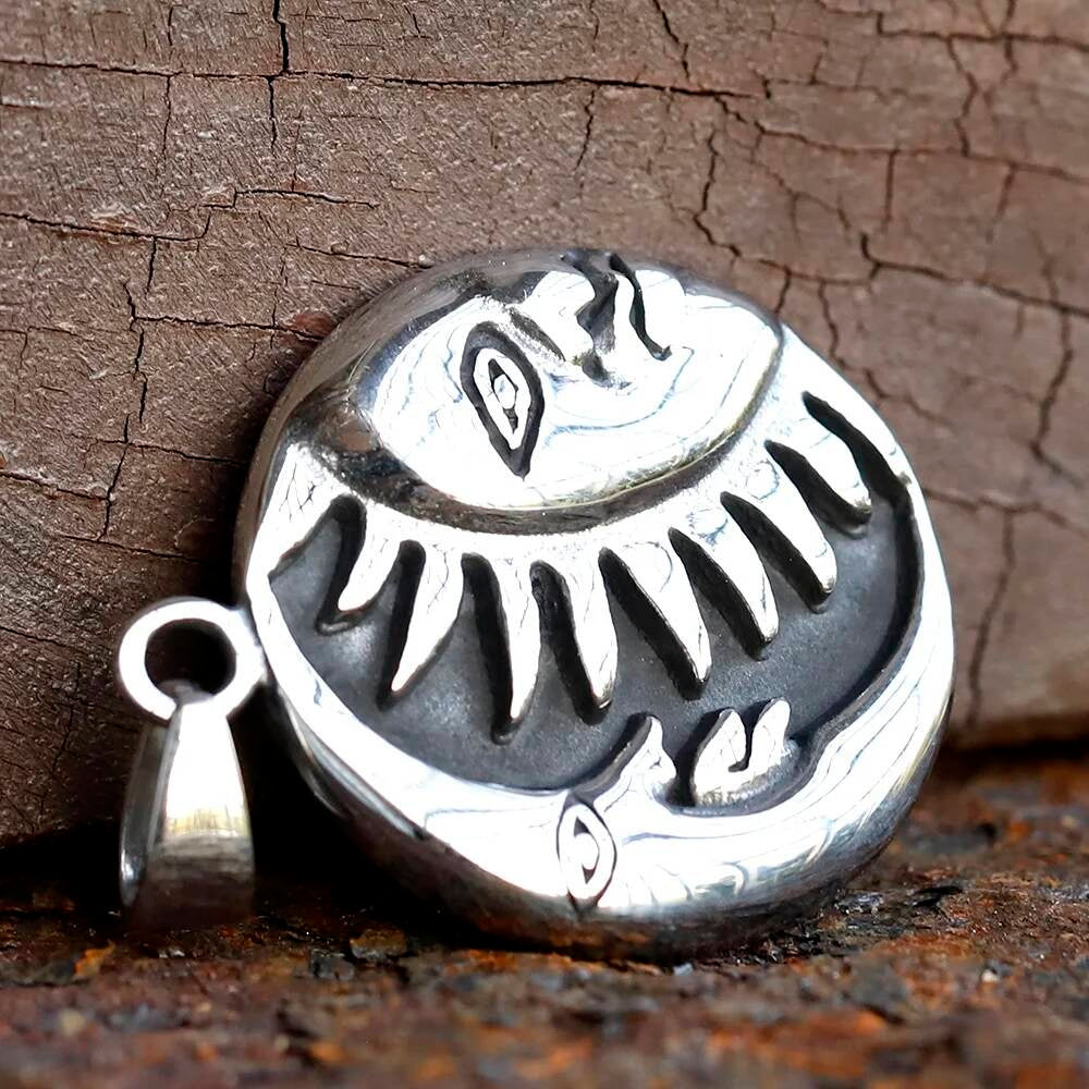 Sun and Moon Pendant – Symbol of Duality and Balance