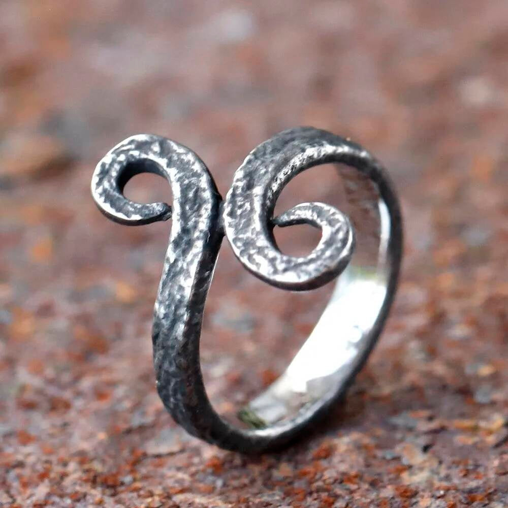Troll Cross Amulet Ring – 316L Stainless Steel Viking Style Statement (Unisex)
