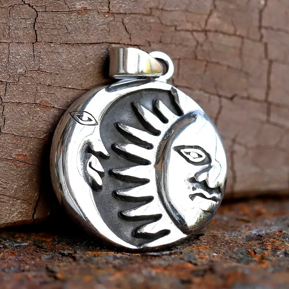 Sun and Moon Pendant – Symbol of Duality and Balance
