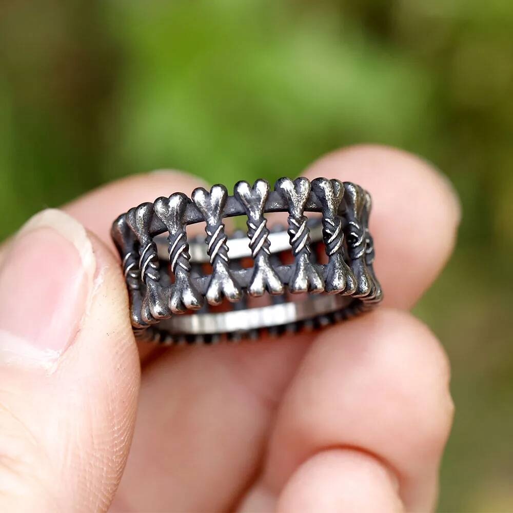 Punk Rock Skull Ring - Stainless Steel Gothic Statement Jewelry for Men