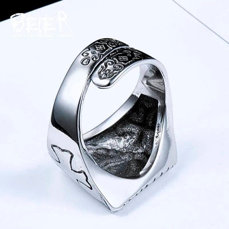 316L Stainless Steel Ring Top Quality New Of Providence All-Seeing Eye Cool Movie Ring