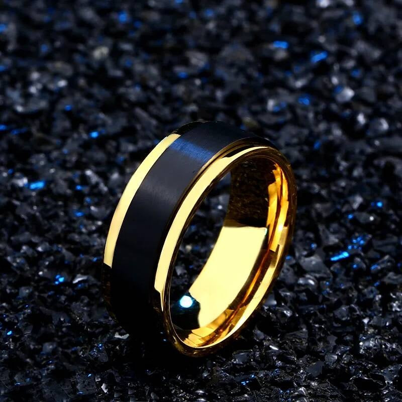 Minimalist High-Polish Round Band – 316L Stainless Steel Sleek Statement Ring