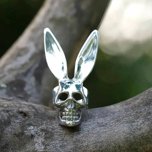 Skull Rabbit Ring - Halloween Gothic Stainless Steel Punk Jewelry Gift