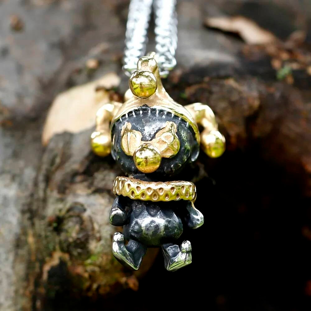 Men's 316L stainless steel Creative Designs Voodoo Doll Collection Pendant clown vampire love balloon For LP-846