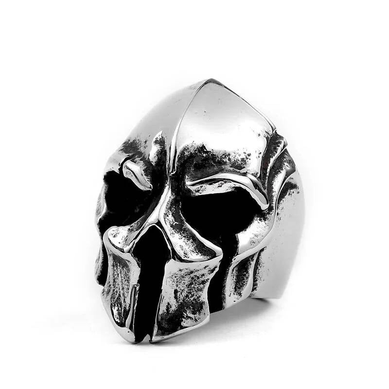 Punisher Mask Skull Ring - Vintage Stainless Steel Gothic Punk Jewelry
