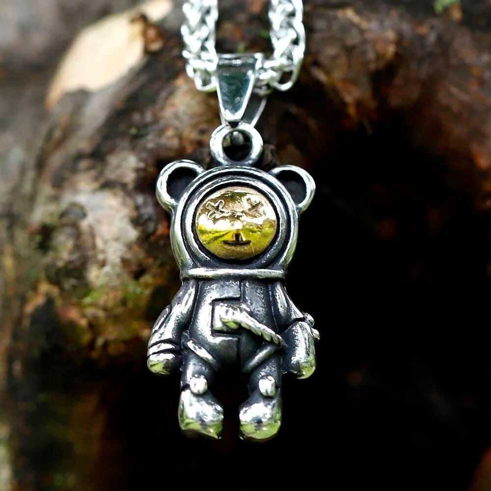 Men's 316L stainless steel Creative Designs Voodoo Doll Collection Pendant clown vampire love balloon For LP-863