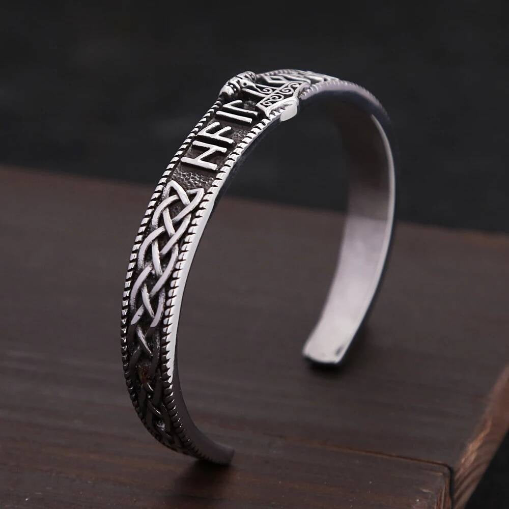 Viking Thor’s Hammer Rune Bracelet – Nordic Mjölnir Cuff