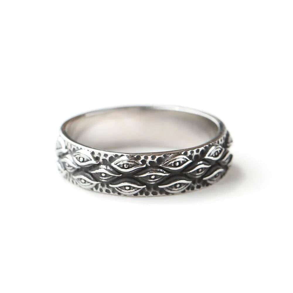 All-Seeing Eye Ring – Gothic Stainless Steel Protective Amulet Jewelry