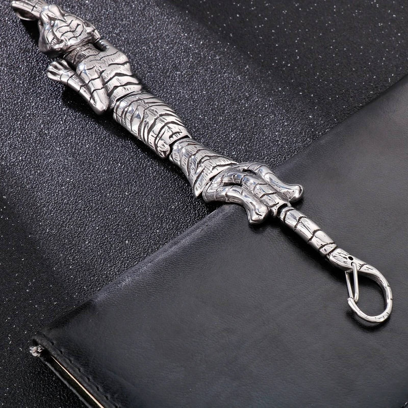 King of Beasts Tiger Bracelet Men Stainless Steel Animal Jewelry