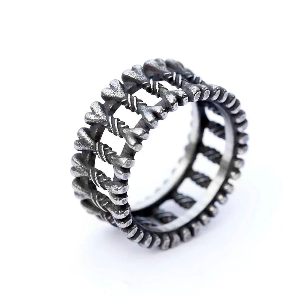 Punk Rock Skull Ring - Stainless Steel Gothic Statement Jewelry for Men