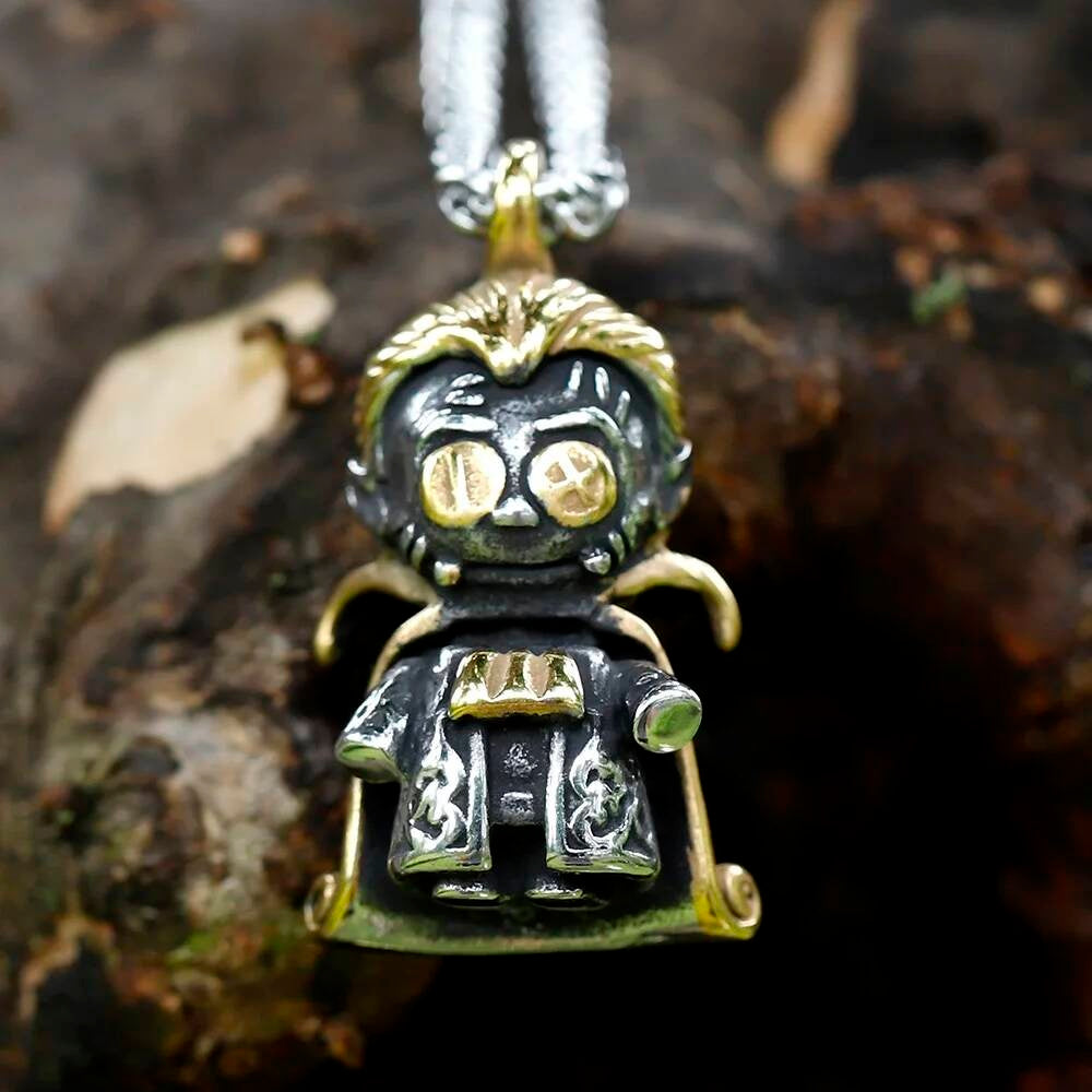 Men's 316L stainless steel Creative Designs Voodoo Doll Collection Pendant clown vampire love balloon For