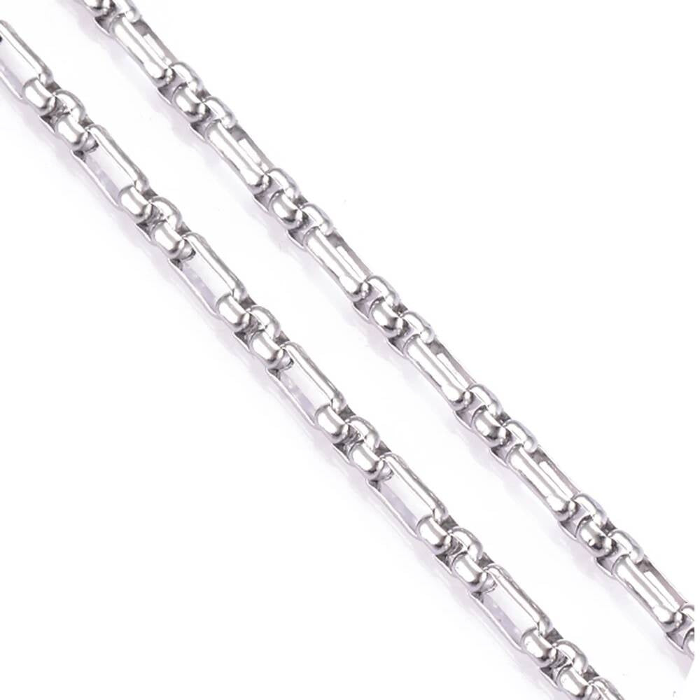 New 1 piece Stainless Steel Square Pearl 3:1 Handmade Box Chain DIY Jewelry Making Bracelet Anklet Necklace Style 1