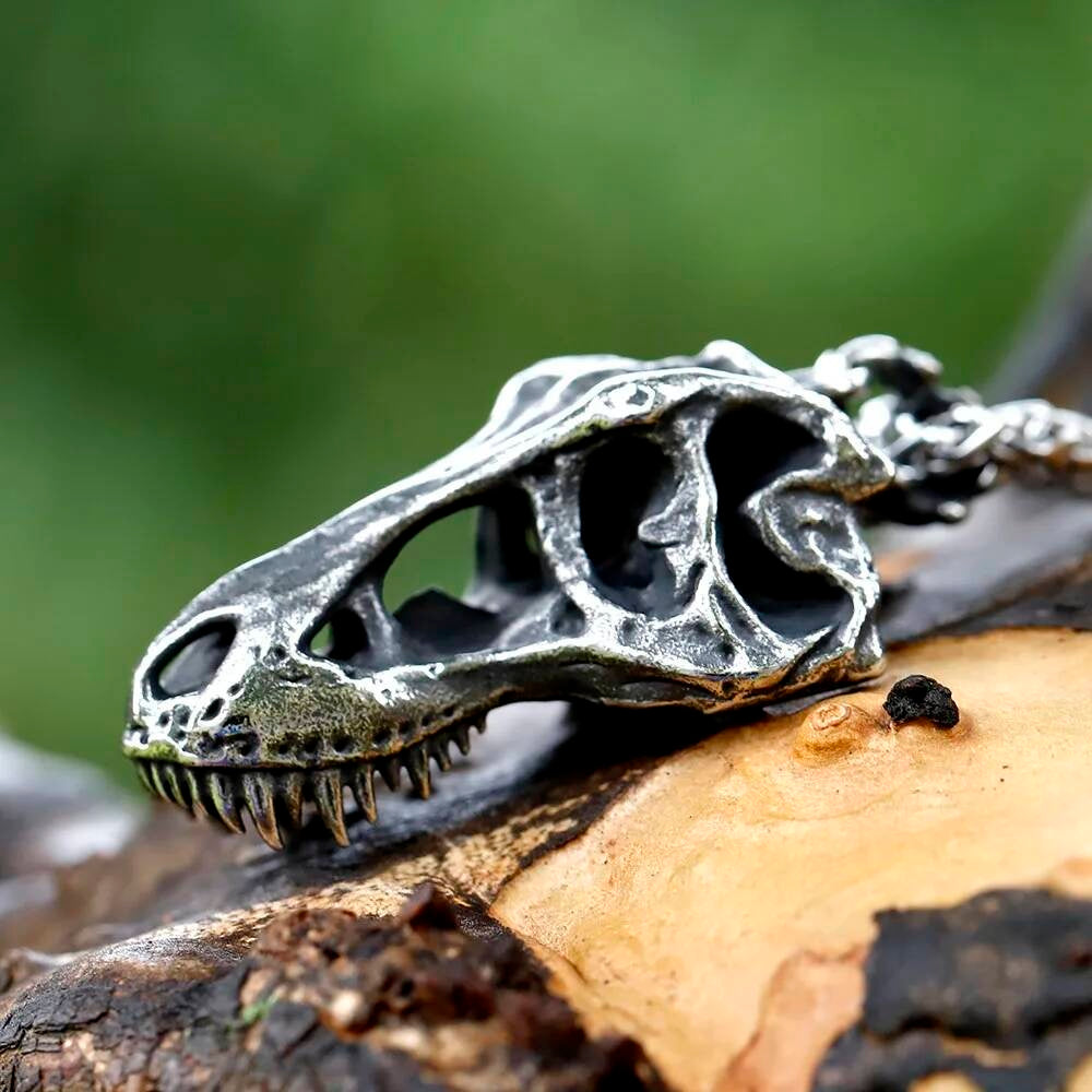 Animal Skull Pendant – 316L Stainless Steel Viking Gothic Biker Necklace