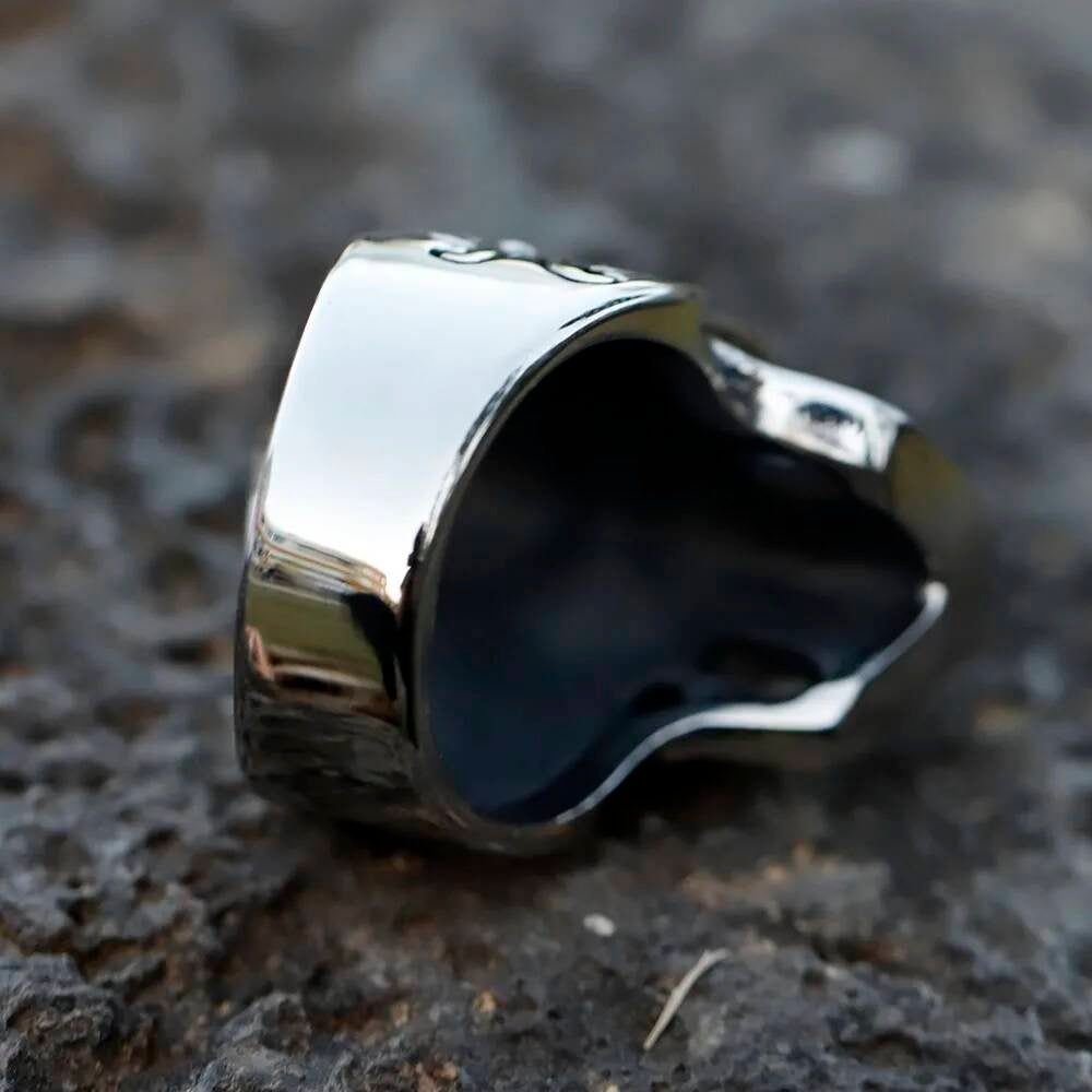 Retro Cross Skull Ring - Vintage Gothic Stainless Steel Punk Jewelry