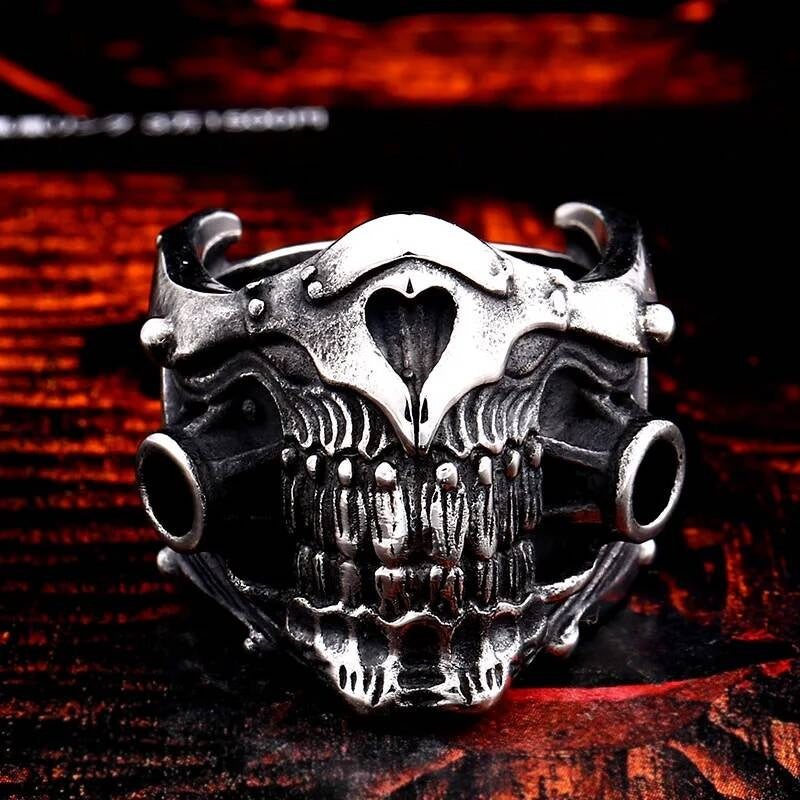 Cobra Strike Ring – 316L Stainless Steel Punk Snake Statement Band