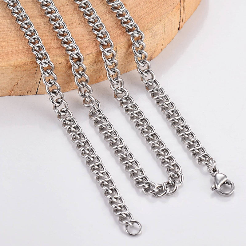 1Pc Stainless Steel Basic Link 1.5/2/3/4.5mm chain for DIY pendant necklace jewelry making