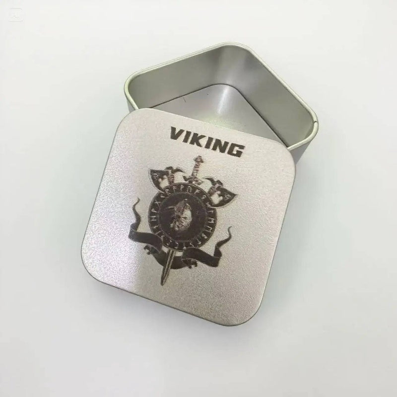 Viking Double Axe & Valknut Rune Necklace – Norse Warrior Stainless Steel Pendant
