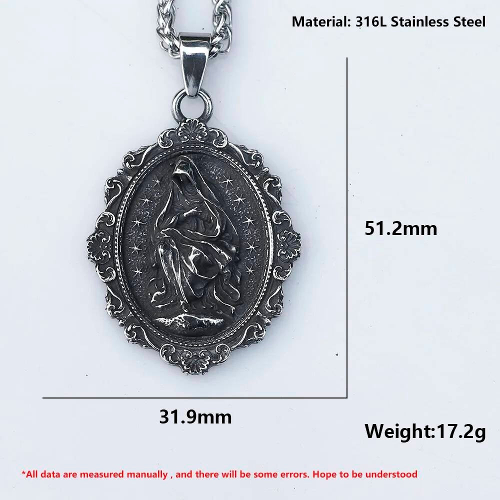 Catholic Pendant with Cross and Hearts – Sacred and Inspirational
