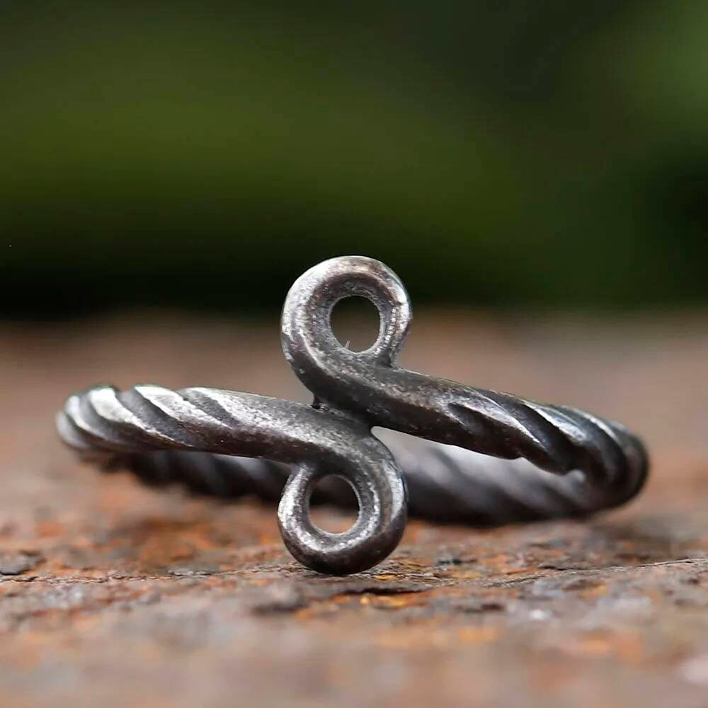 Troll Cross Viking Amulet Ring – 316L Stainless Steel Norse Statement Band