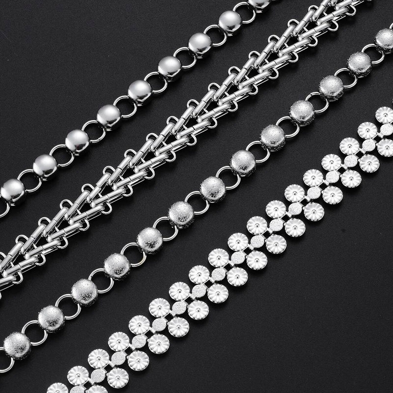 1 piece Huge Stainless Steel Handmade Link Chain For Men Necklace Bracelet Jewelry Not allergic