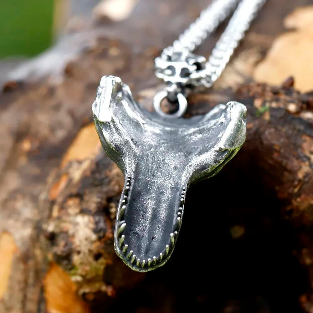 Animal Skull Pendant – 316L Stainless Steel Viking Gothic Biker Necklace