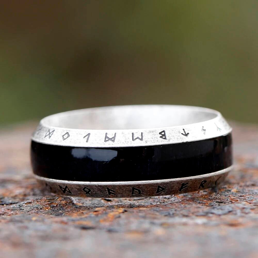 Viking Tree of Life Ring – 316L Stainless Steel Norse Amulet Band