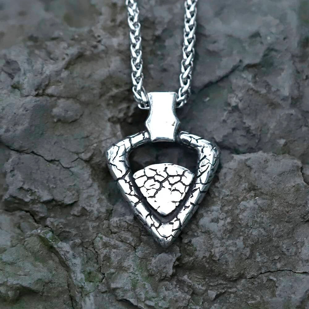 Viking Thor's Hammer Pendant with Red Jasper Stone – Silver Norse Amulet